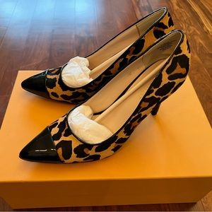 Nine West pump leopard